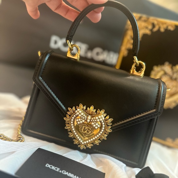 デヴォーションバッグミニ DOLCE&GABBANA】DEVOTION ミニバッグ スムーズカーフスキン